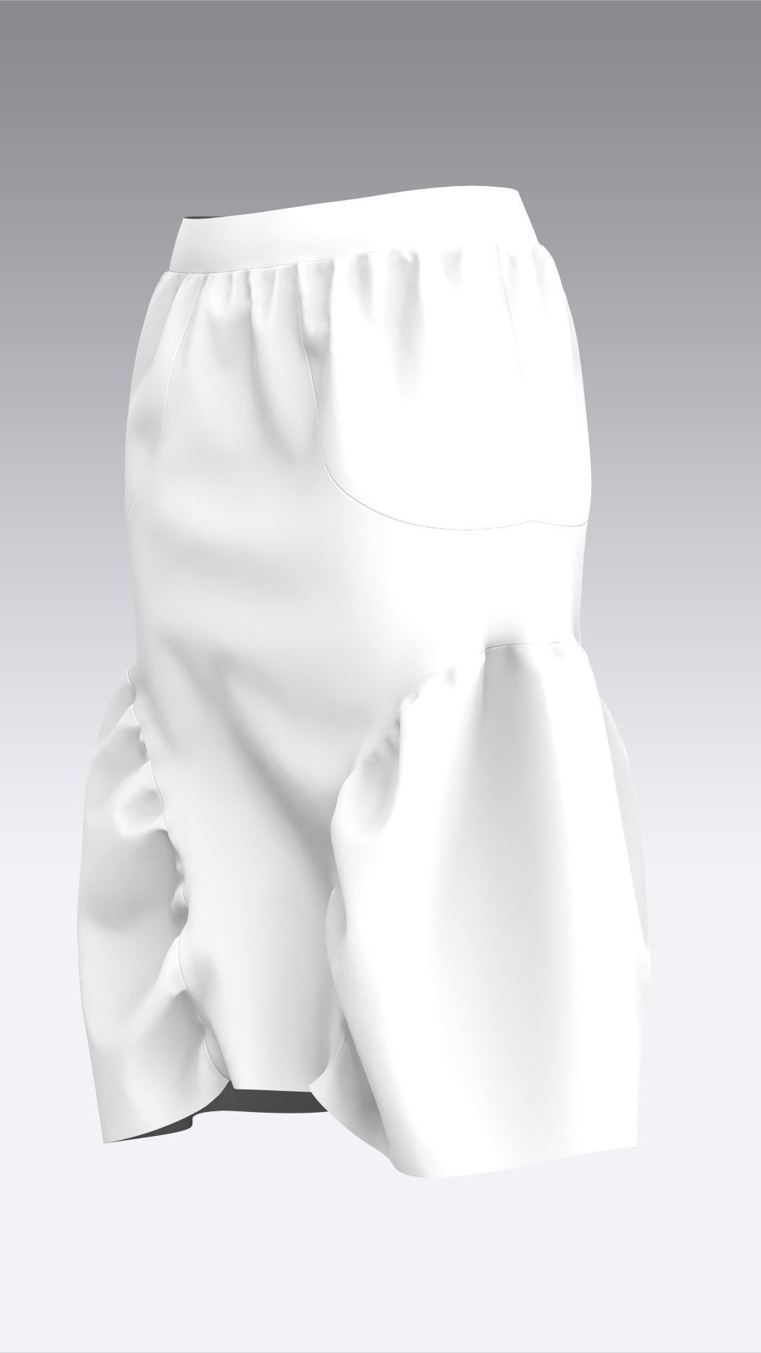 Skirt Outfits MD CLO 3D zprj project files 3D model 3D model_78