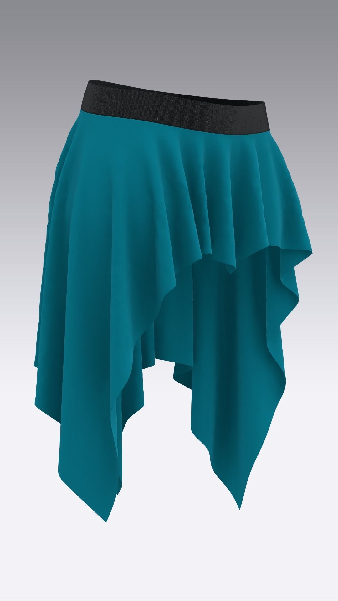 Skirt Outfits MD CLO 3D zprj project files 3D model 3D model_43