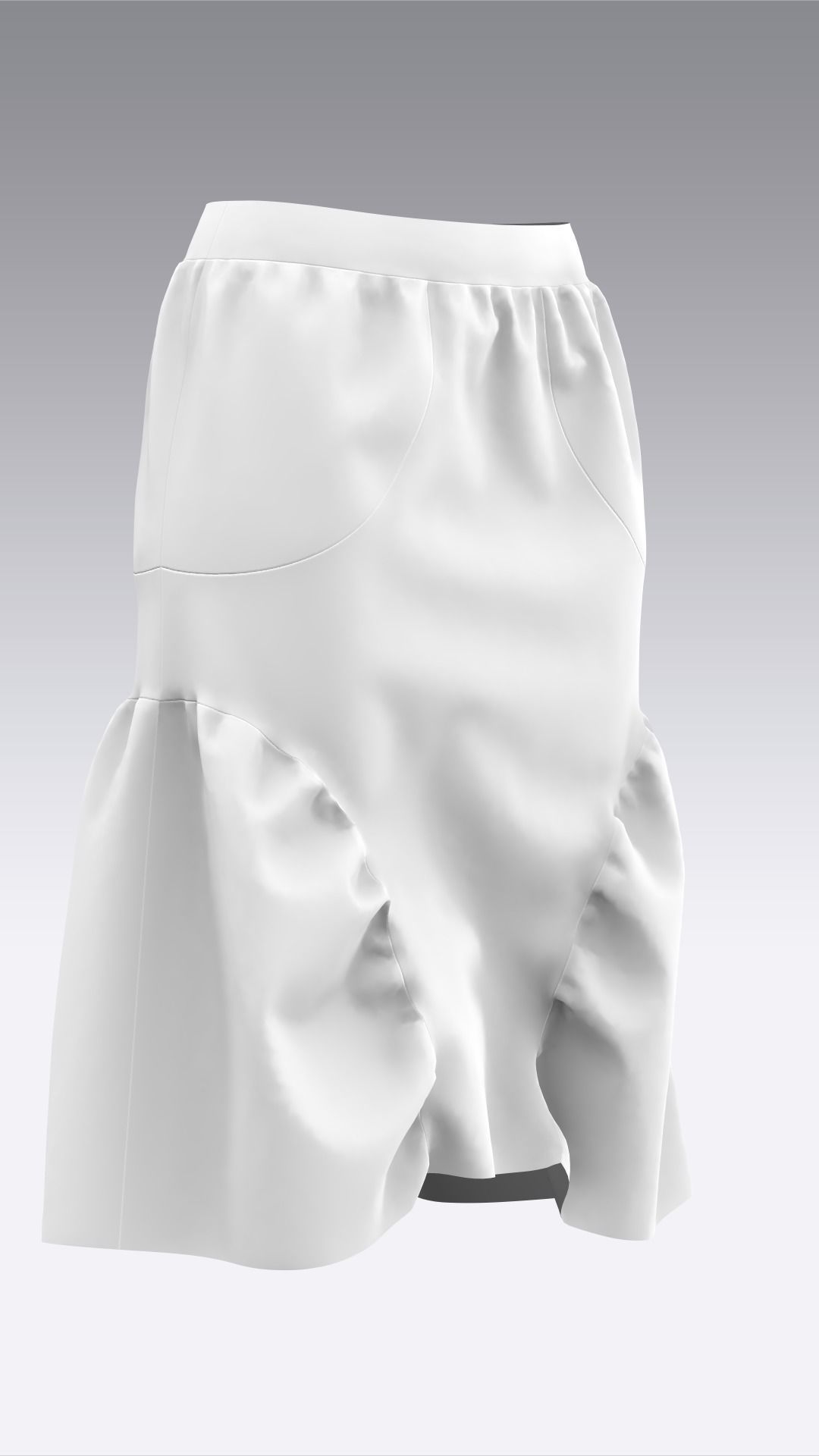 Skirt Outfits MD CLO 3D zprj project files 3D model 3D model_81