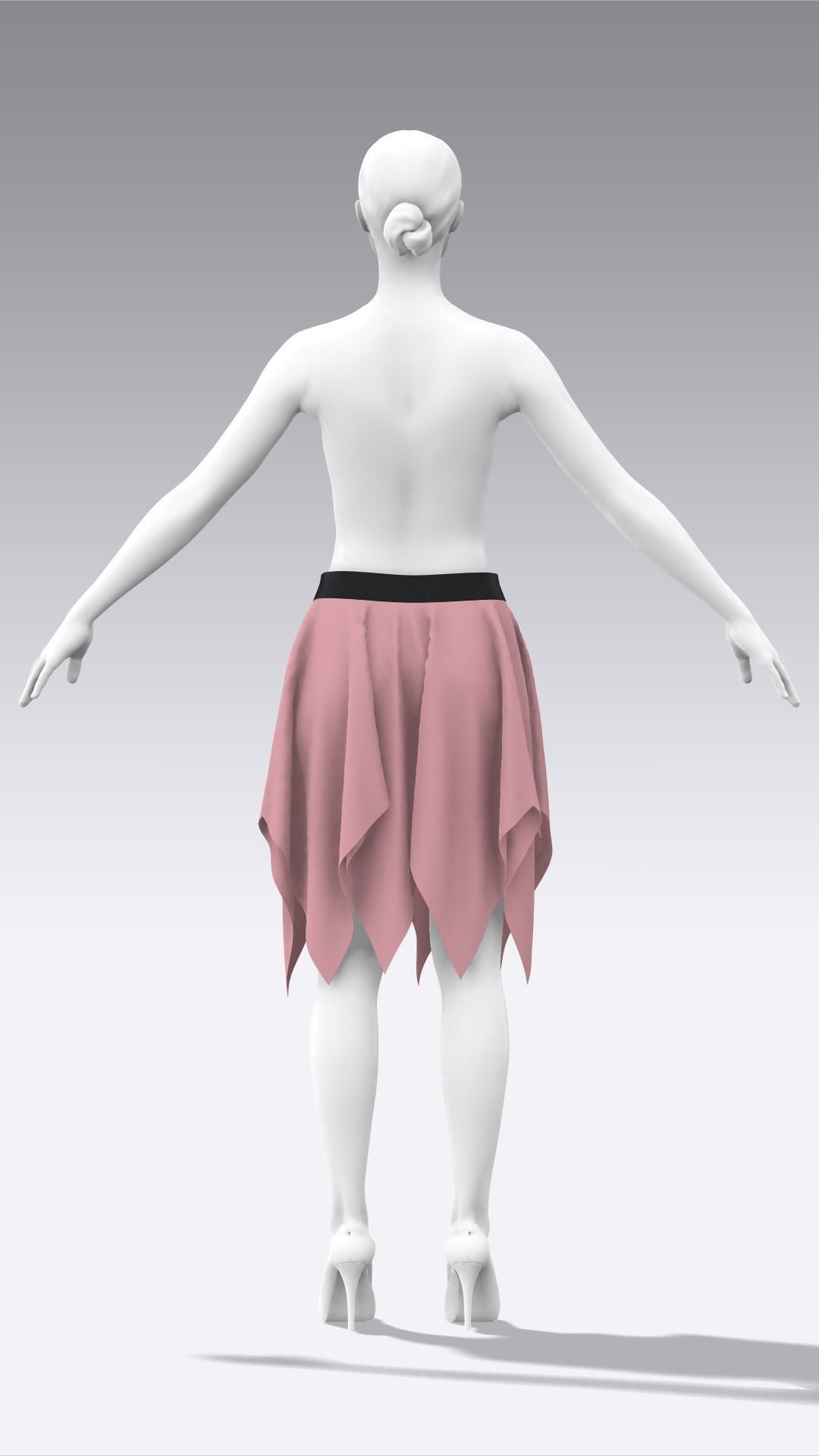 Skirt Outfits MD CLO 3D zprj project files 3D model 3D model_104