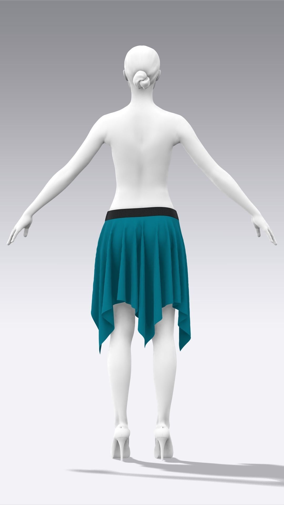 Skirt Outfits MD CLO 3D zprj project files 3D model 3D model_89