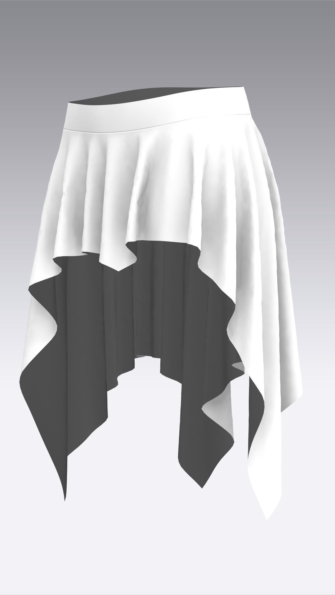 Skirt Outfits MD CLO 3D zprj project files 3D model 3D model_71