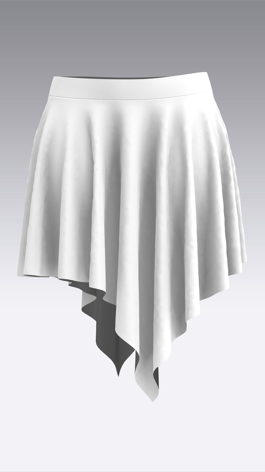 Skirt Outfits MD CLO 3D zprj project files 3D model 3D model_75