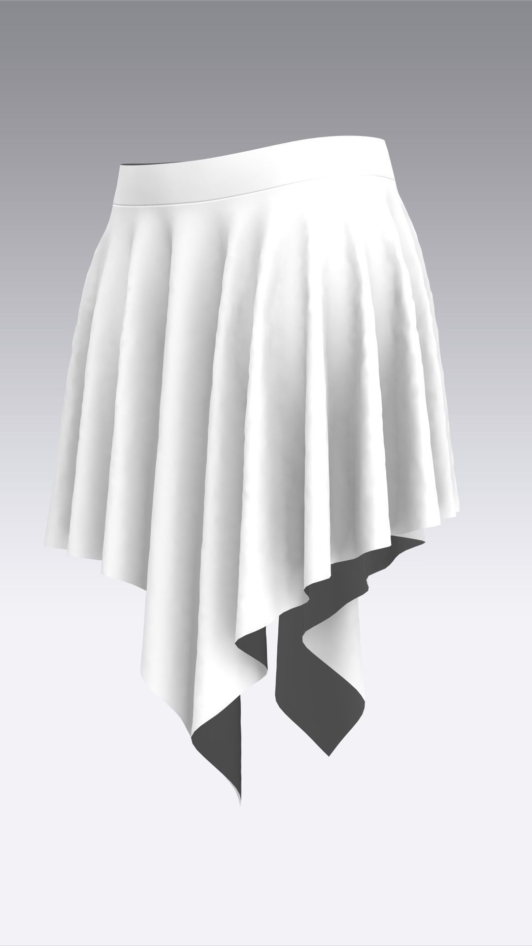 Skirt Outfits MD CLO 3D zprj project files 3D model 3D model_70