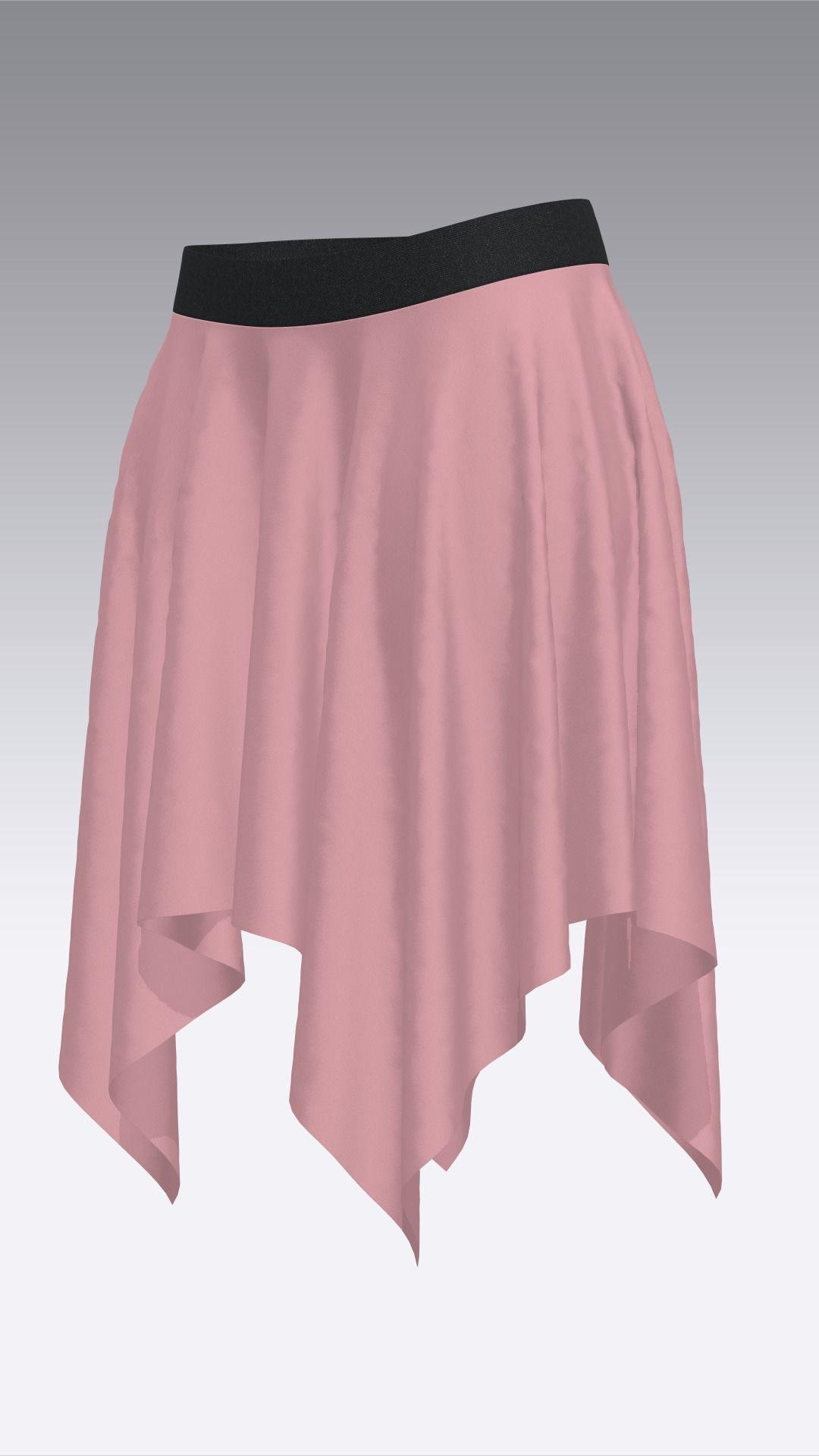 Skirt Outfits MD CLO 3D zprj project files 3D model 3D model_44