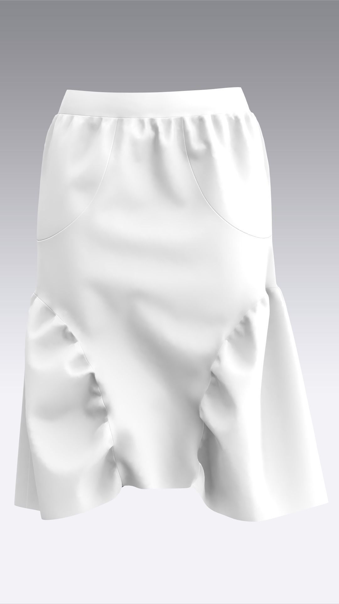 Skirt Outfits MD CLO 3D zprj project files 3D model 3D model_61