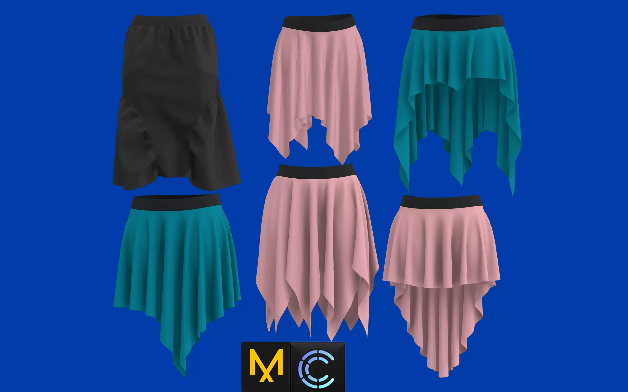 Skirt Outfits MD CLO 3D zprj project files 3D model 3D model_0
