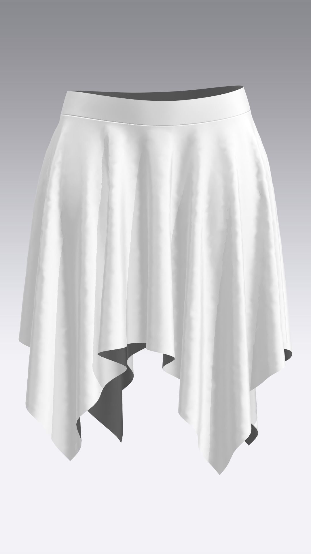 Skirt Outfits MD CLO 3D zprj project files 3D model 3D model_80