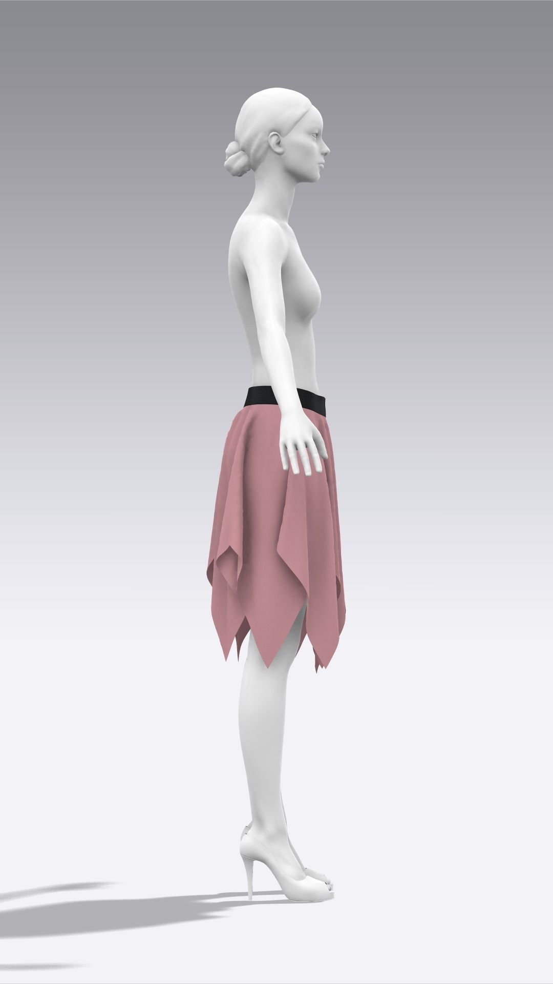 Skirt Outfits MD CLO 3D zprj project files 3D model 3D model_103
