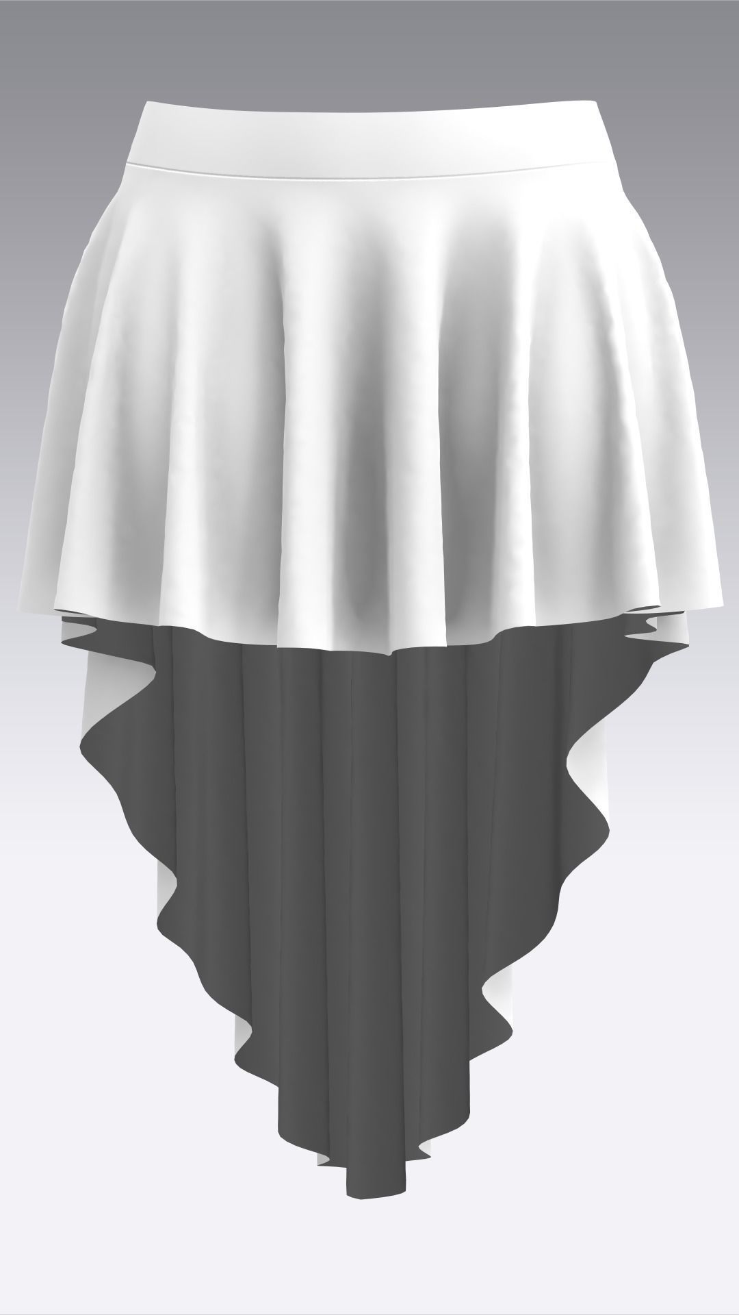 Skirt Outfits MD CLO 3D zprj project files 3D model 3D model_55