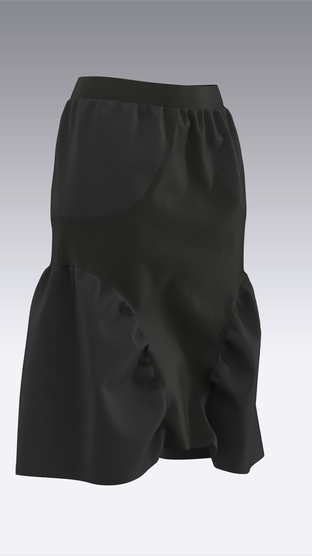 Skirt Outfits MD CLO 3D zprj project files 3D model 3D model_47