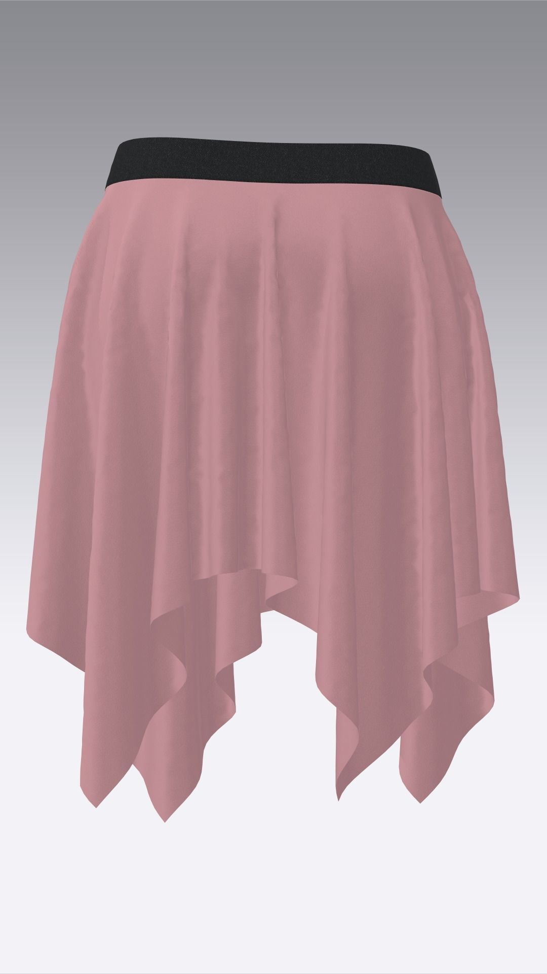 Skirt Outfits MD CLO 3D zprj project files 3D model 3D model_48