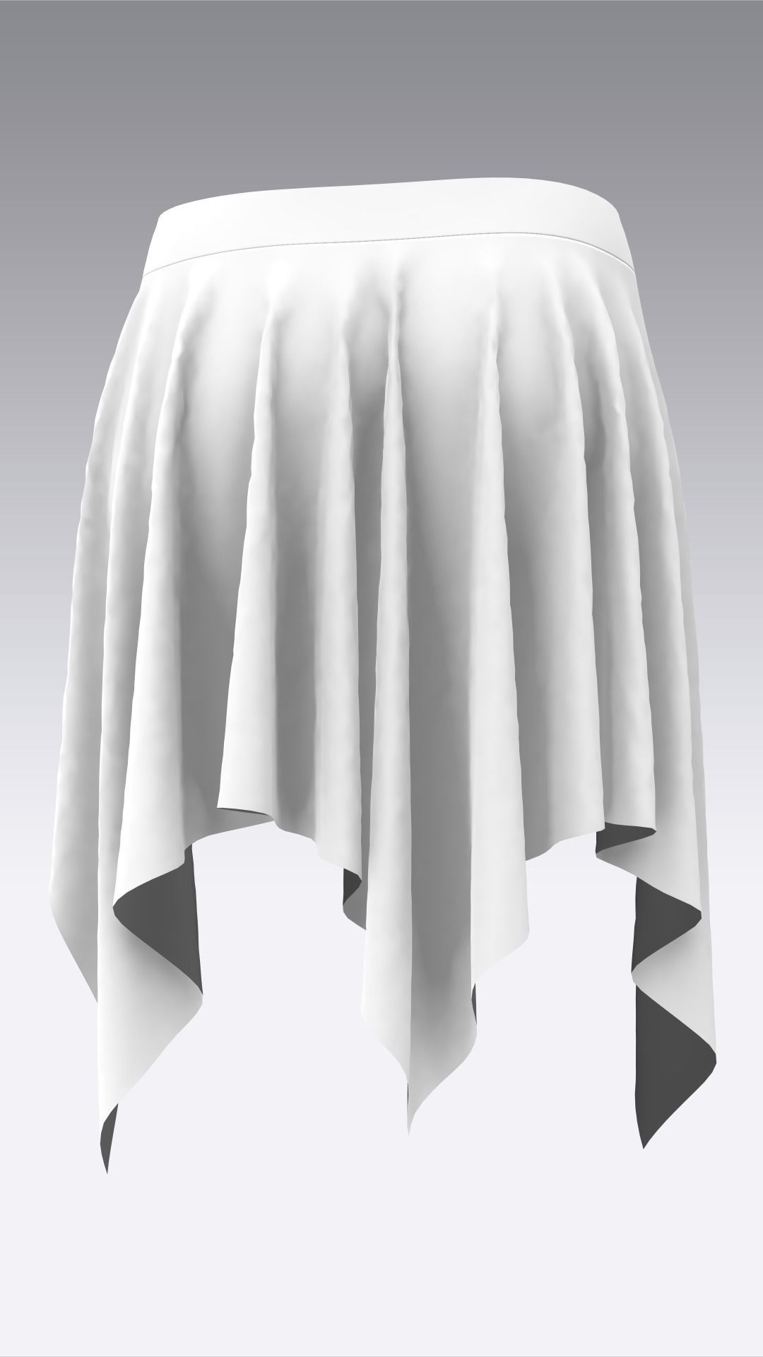 Skirt Outfits MD CLO 3D zprj project files 3D model 3D model_63