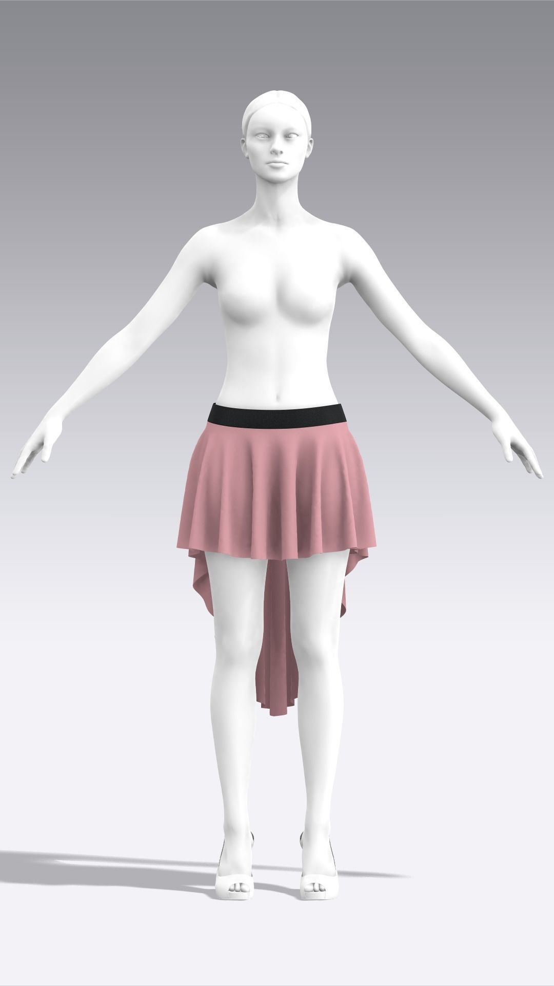 Skirt Outfits MD CLO 3D zprj project files 3D model 3D model_109