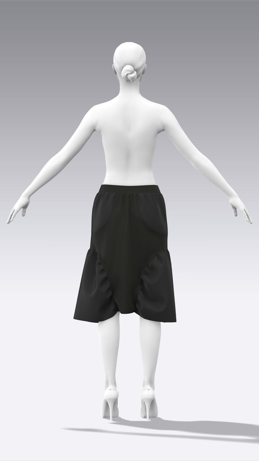 Skirt Outfits MD CLO 3D zprj project files 3D model 3D model_113