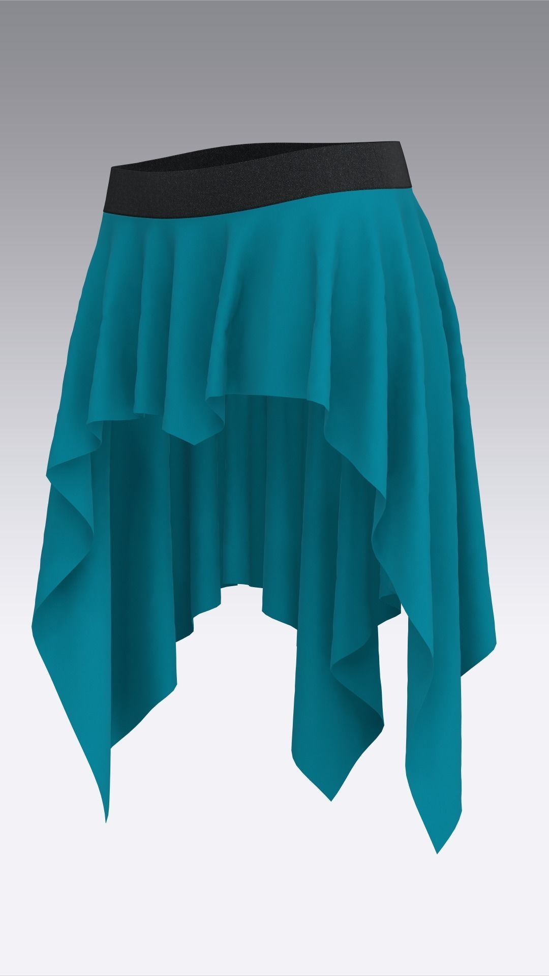 Skirt Outfits MD CLO 3D zprj project files 3D model 3D model_29