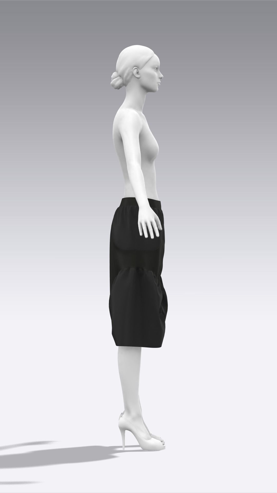 Skirt Outfits MD CLO 3D zprj project files 3D model 3D model_99