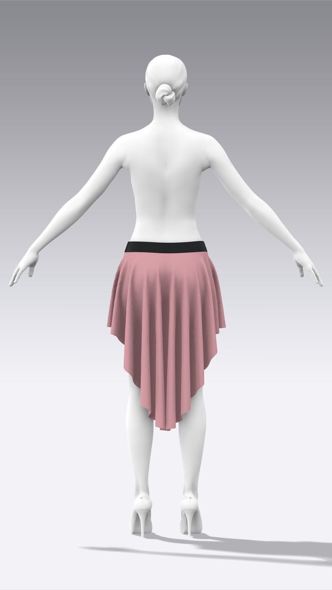 Skirt Outfits MD CLO 3D zprj project files 3D model 3D model_114