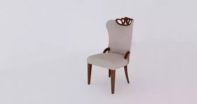 Wooden dining chair