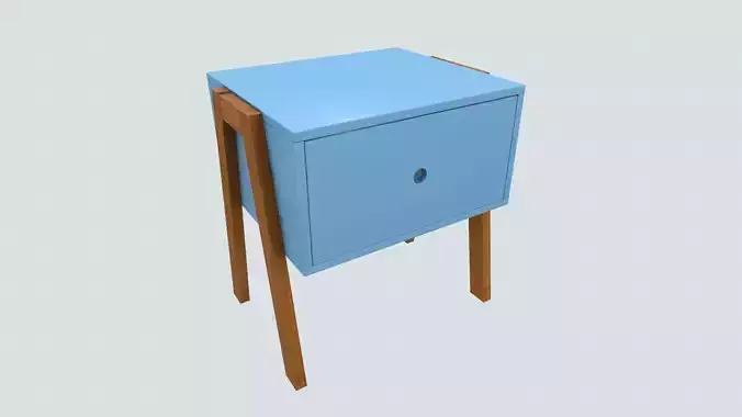 Bed Side Table 3D model
