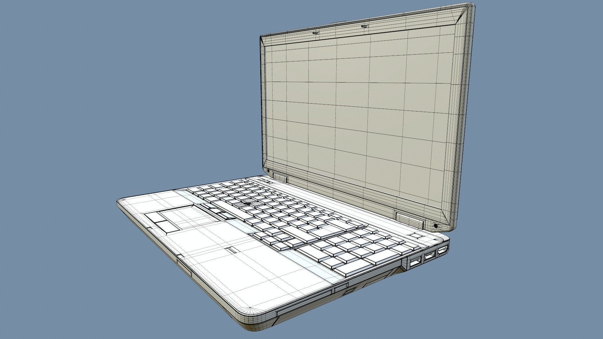 Dell Laptop 3D model_20