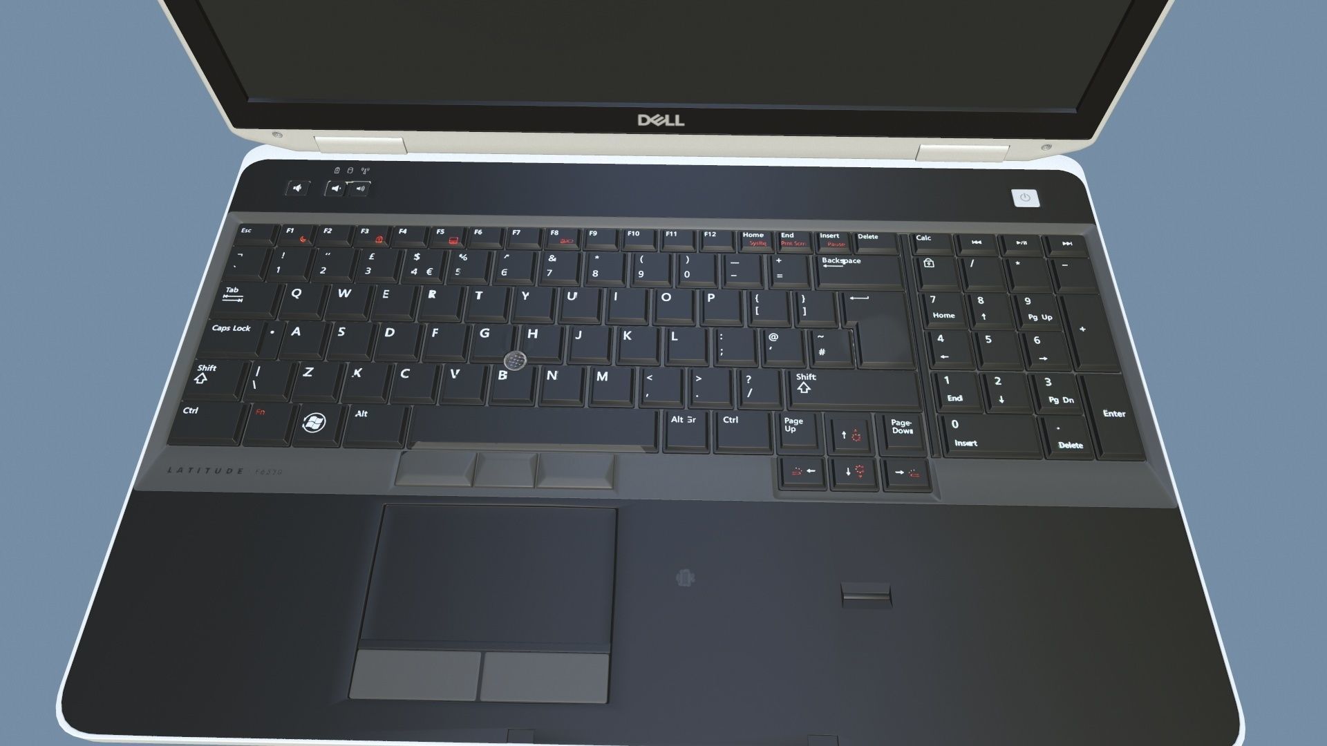 Dell Laptop 3D model_4