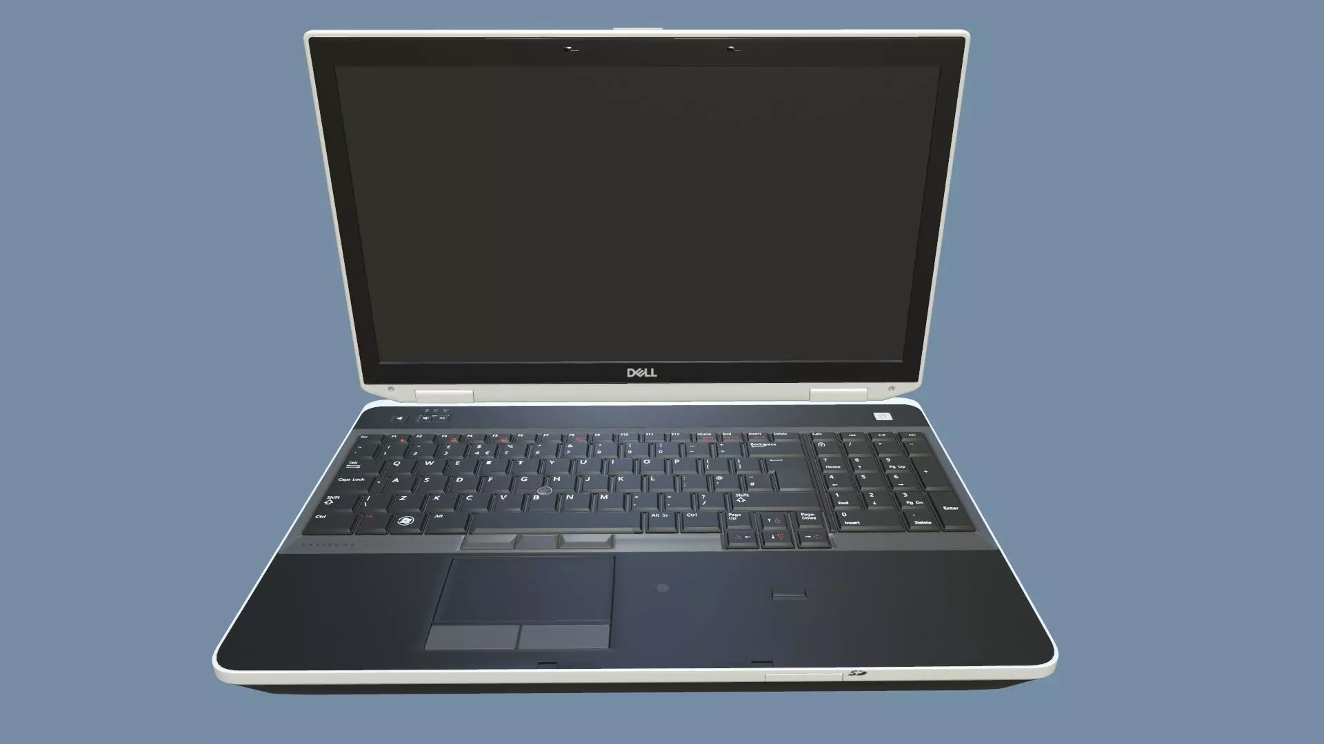 Dell Laptop 3D model_0