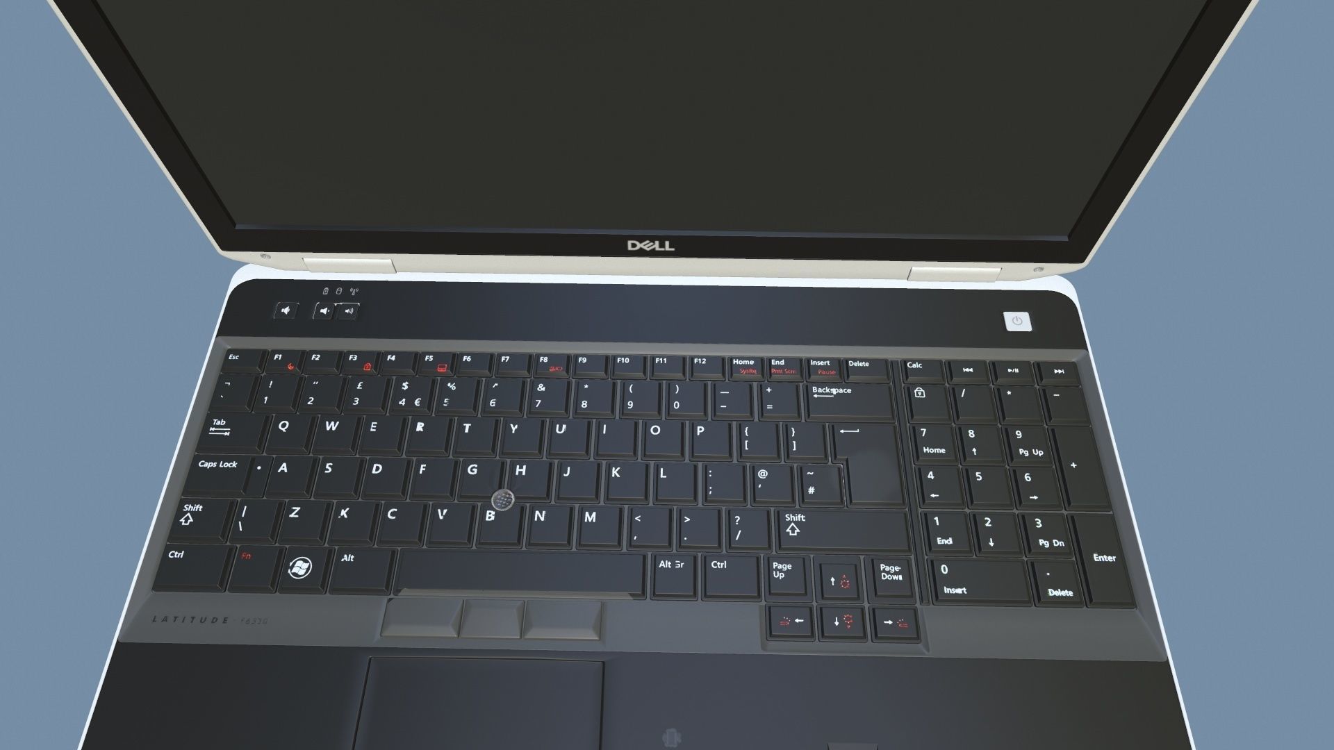 Dell Laptop 3D model_3