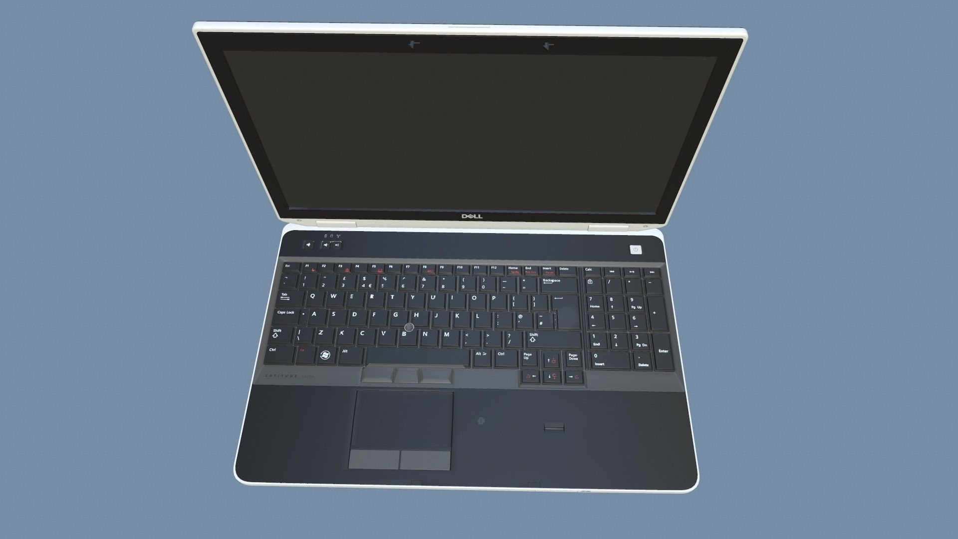 Dell Laptop 3D model_2