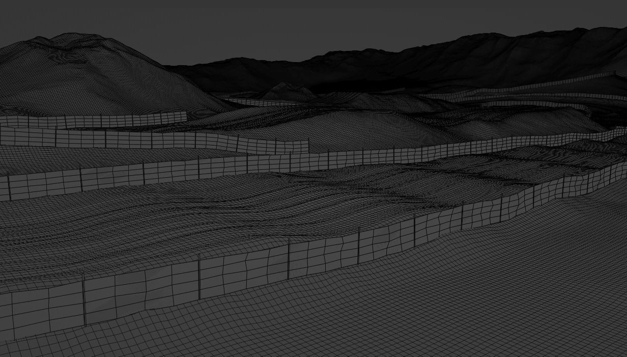 3D Motocross Track Texture_3