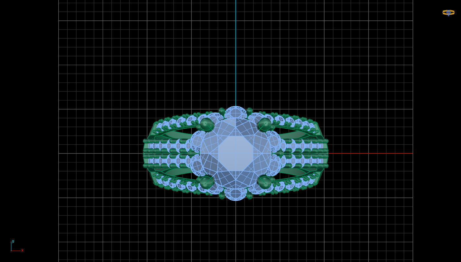 DIAMOND RING 3D print model_2