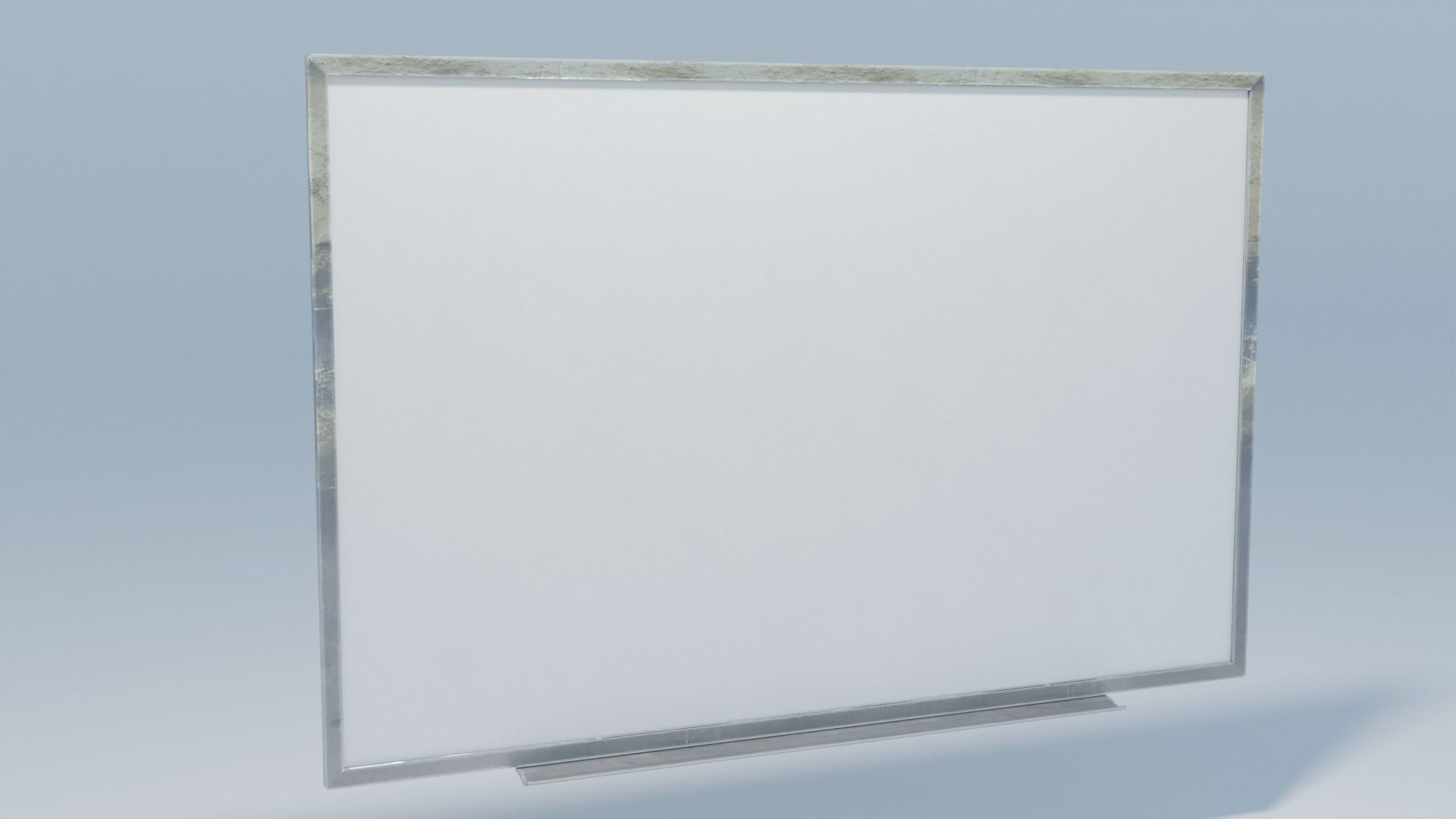 White board and Tack board  Low-poly 3D model_7