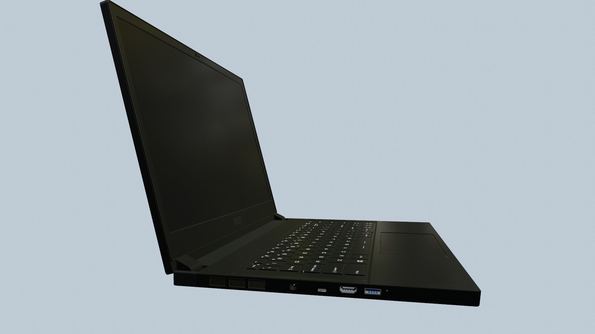 MSI Gaming Laptop 3D model_3