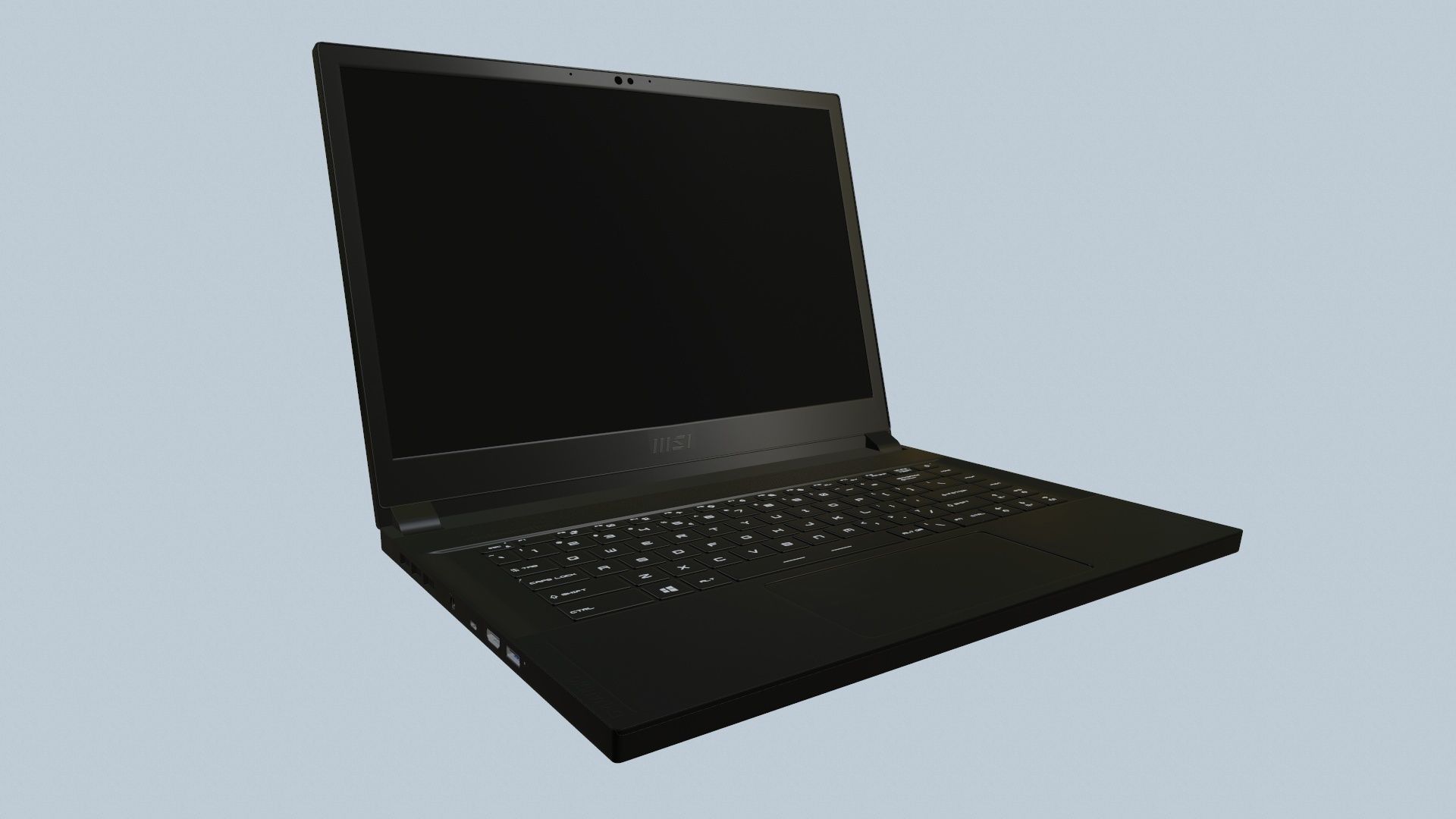 MSI Gaming Laptop 3D model_2