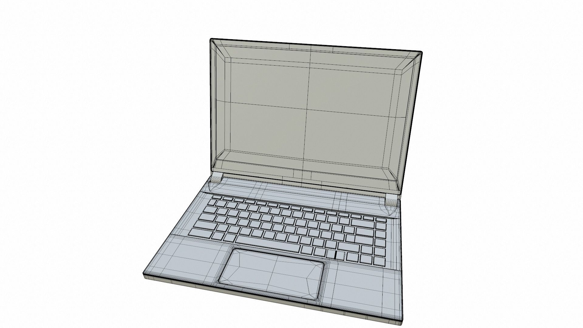 MSI Gaming Laptop 3D model_24