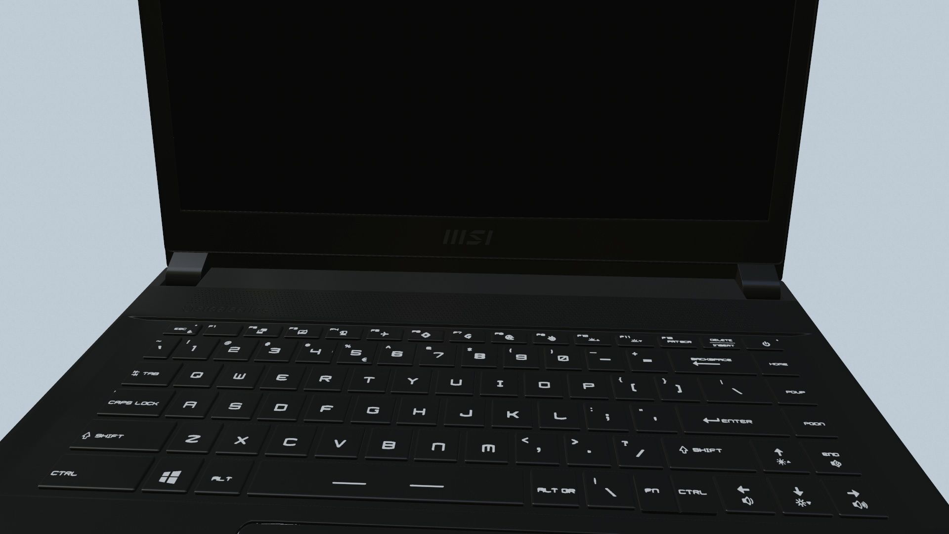 MSI Gaming Laptop 3D model_11