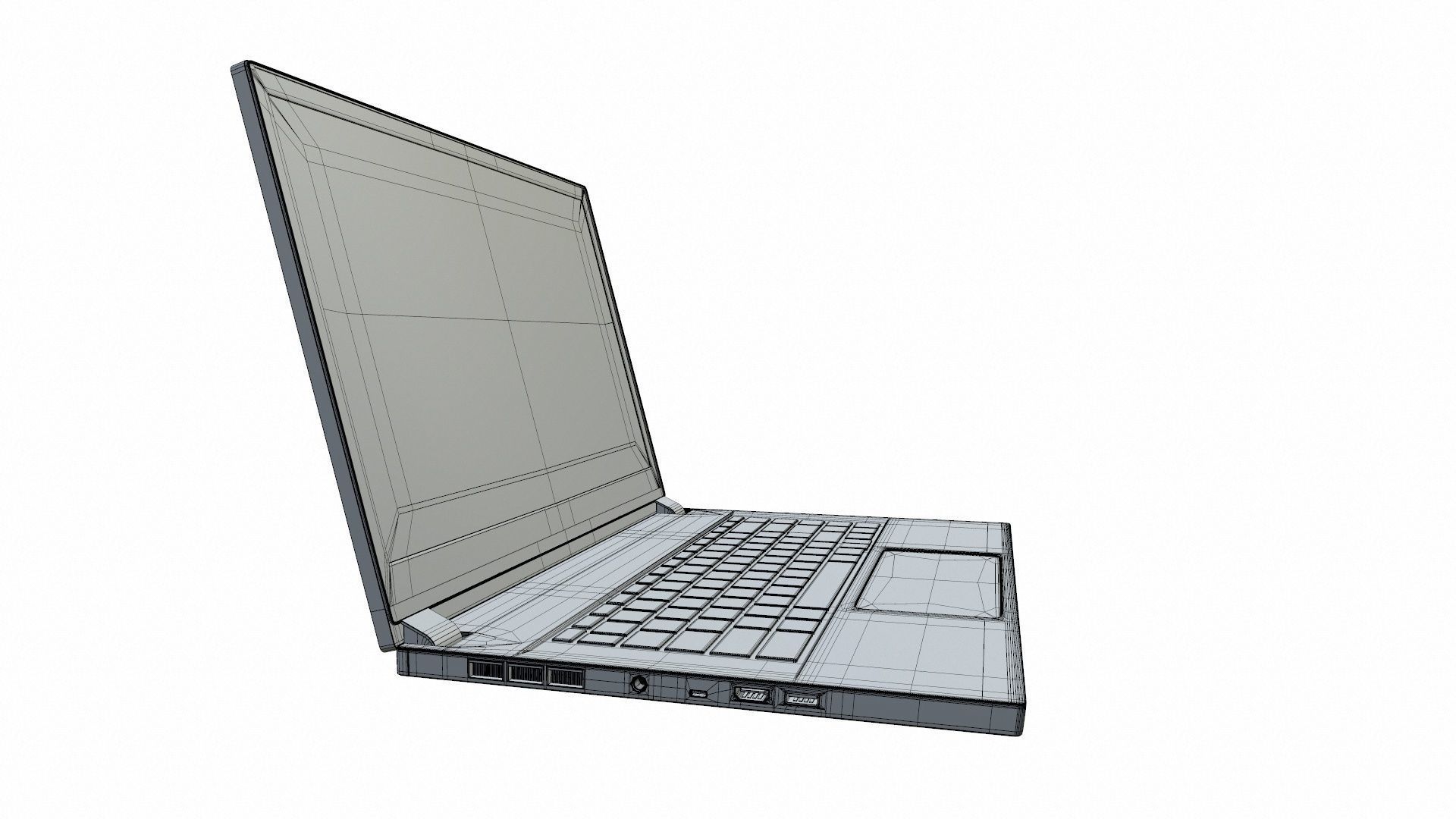 MSI Gaming Laptop 3D model_20