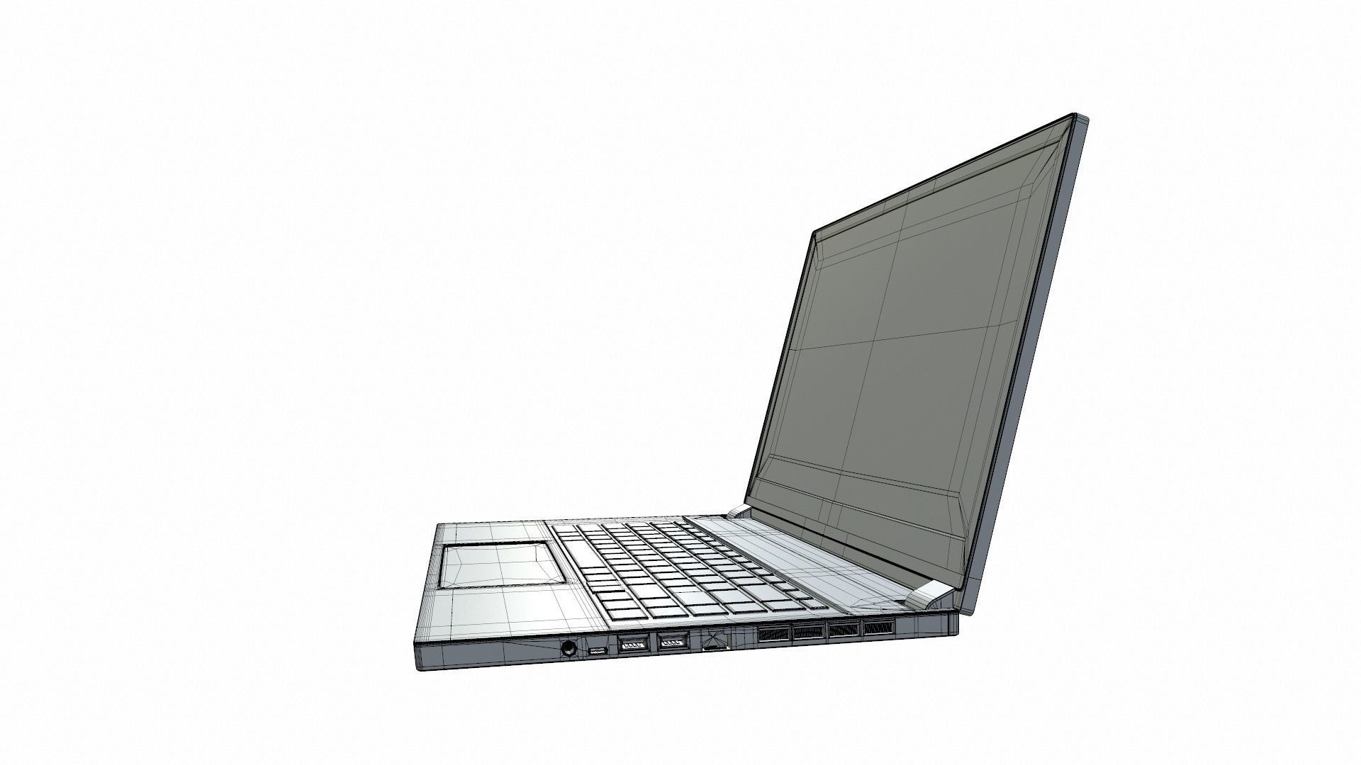 MSI Gaming Laptop 3D model_23