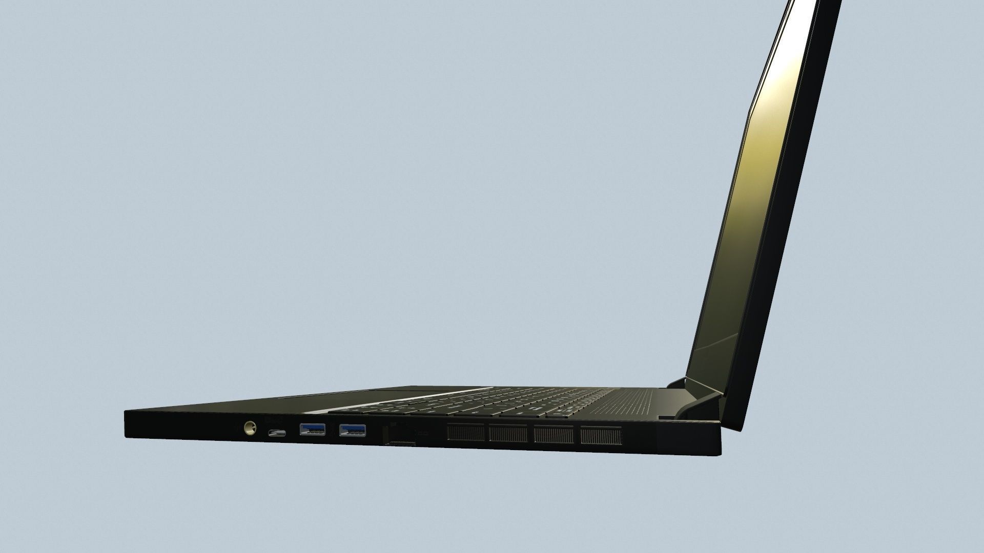 MSI Gaming Laptop 3D model_8