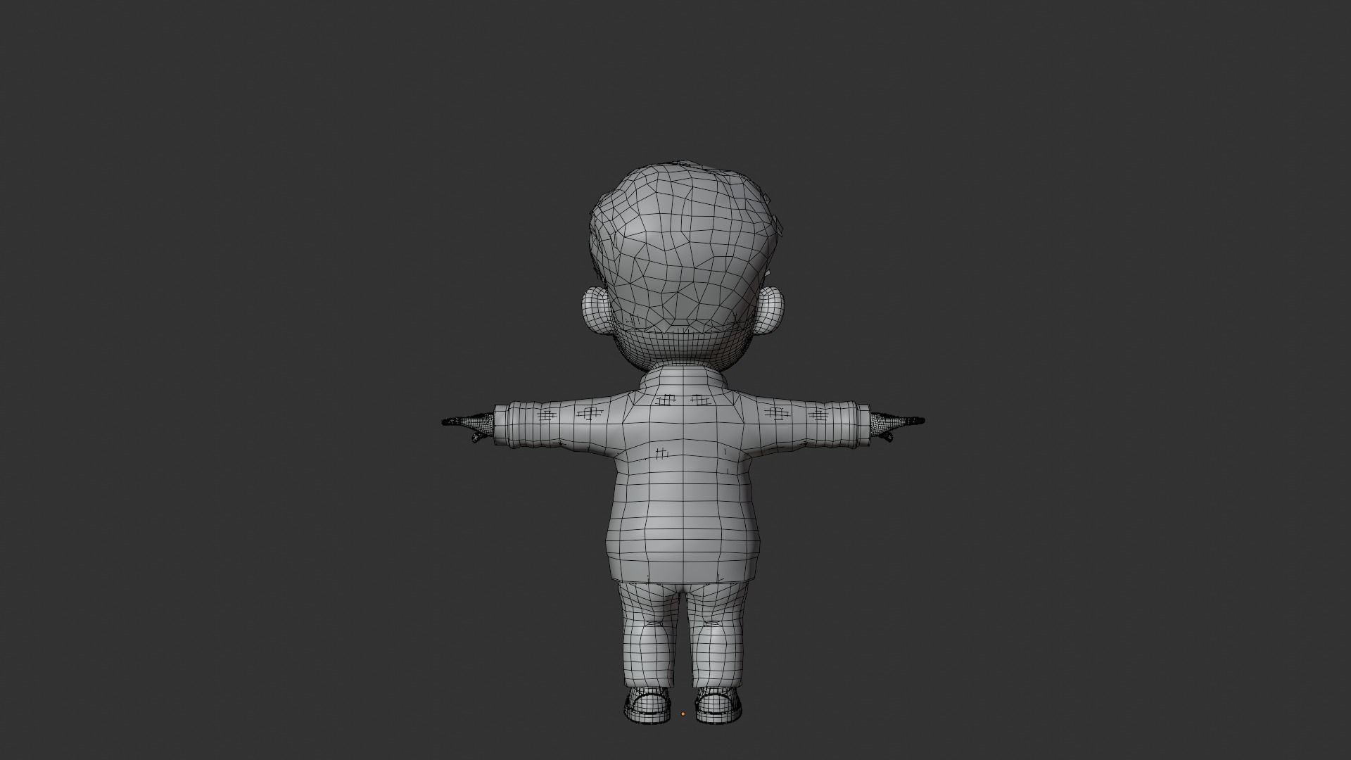 Boy Cartoon Character 2 3D model_21