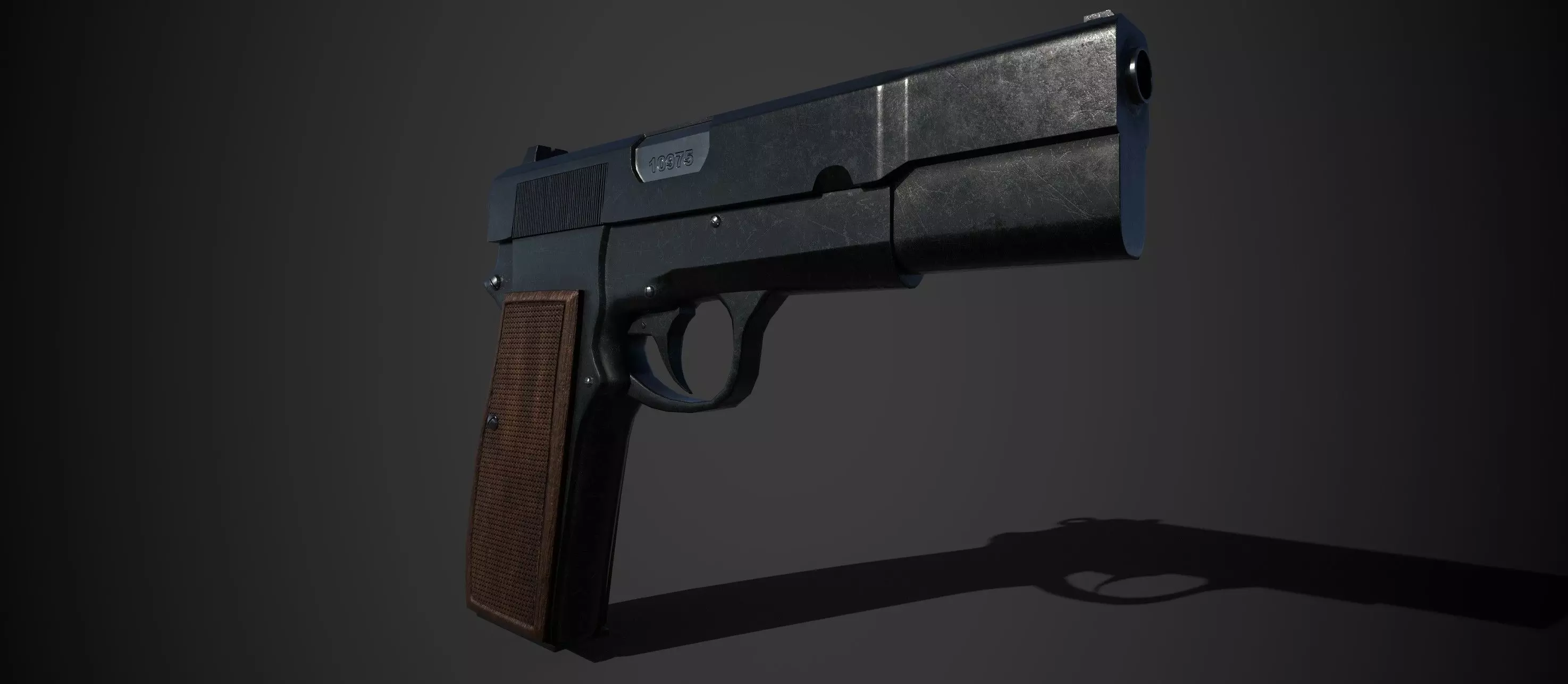 browning hi power 3D model_0