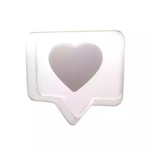Socail Media Heart Bubble v1 007