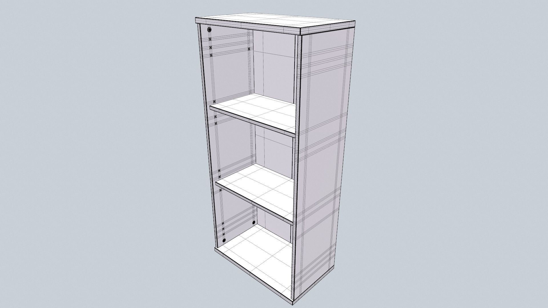 Wooden Rack 3D model_20