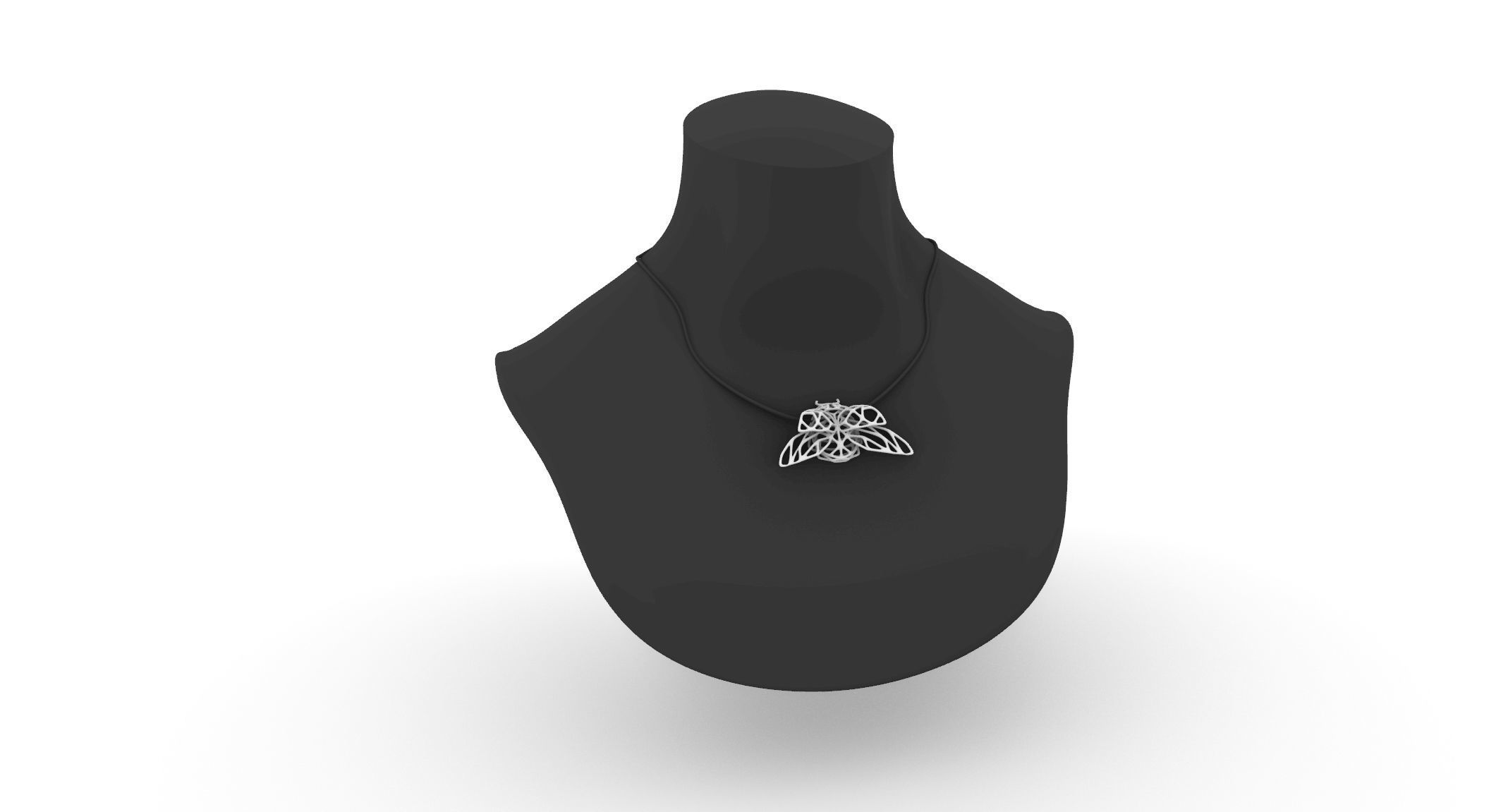 Lauras biogrid bug with folded and stretched wings 3D print model_2