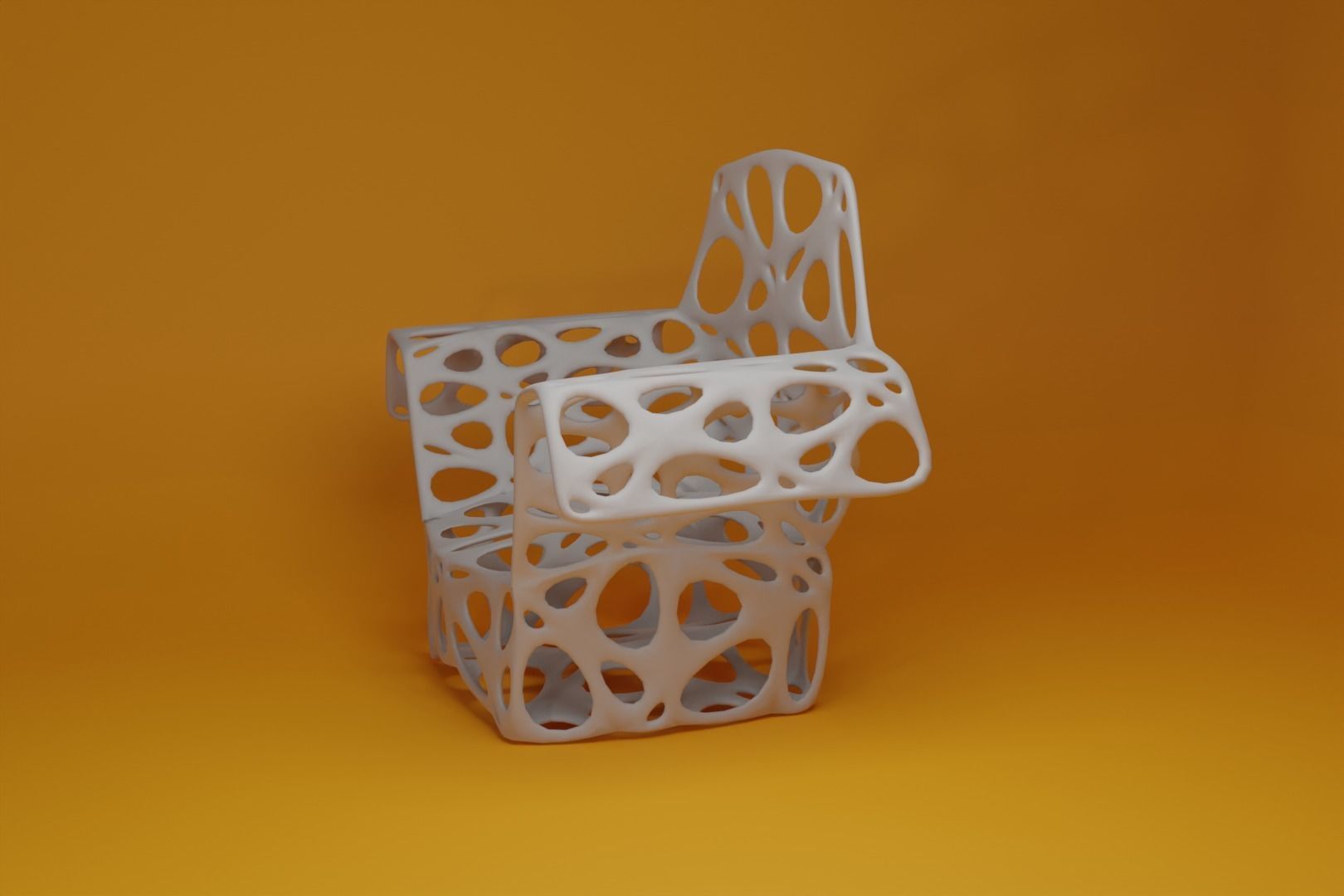 Modern Chair 3D print model_2