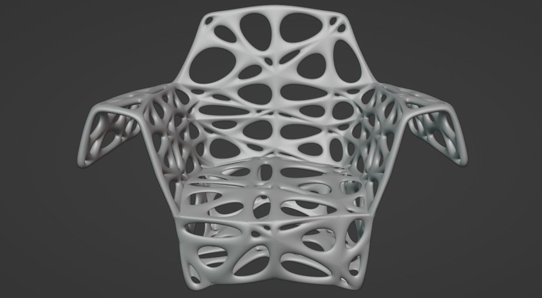 Modern Chair 3D print model_9