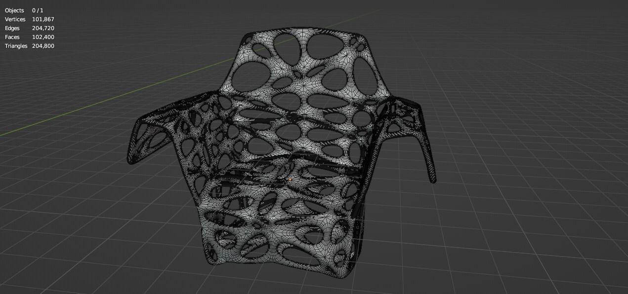 Modern Chair 3D print model_19