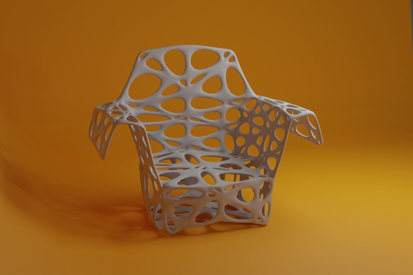 Modern Chair 3D print model_1