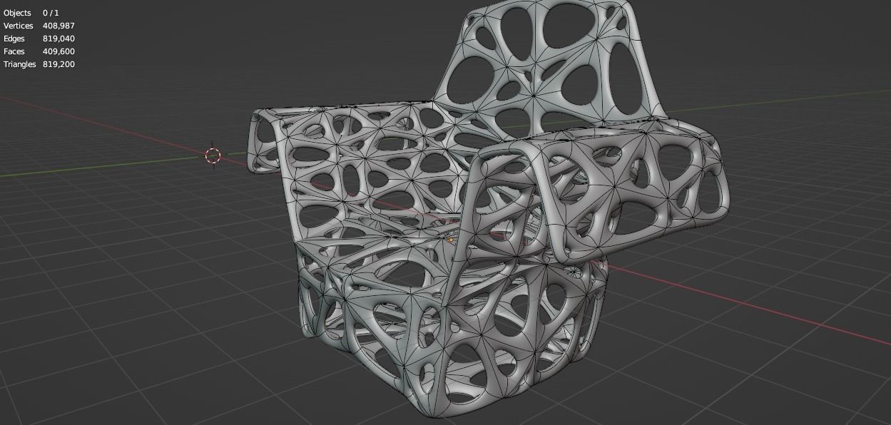 Modern Chair 3D print model_16