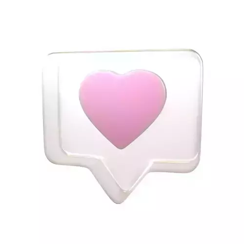 Socail Media Heart Bubble v1 010